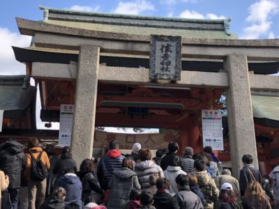 大阪の住吉大社に来ました。