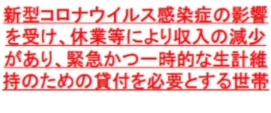 緊急小口資金の当初要件は厳しかった